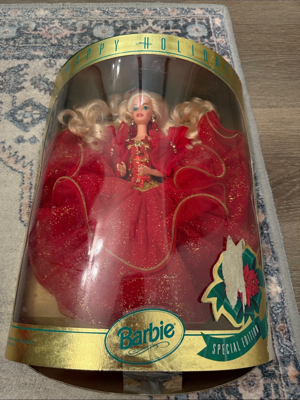 NEW Happy Holidays Barbie 1993 Special Edition